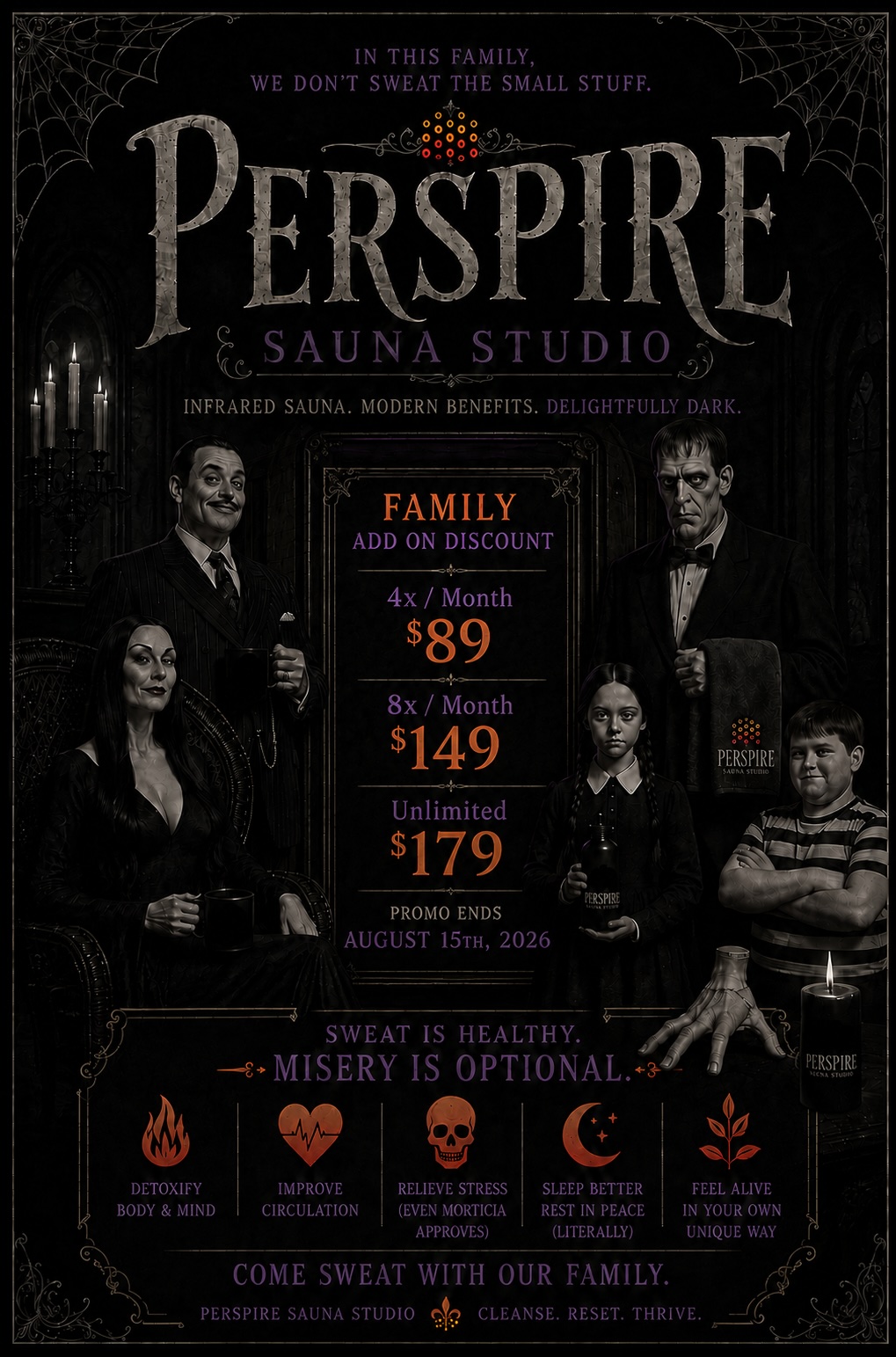 Perspire Addams Family Special